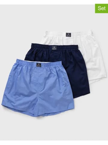 Ralph Lauren Underwear 3-delige set: boxershorts donkerblauw/lichtblauw/wit