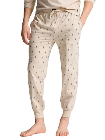 Ralph Lauren Underwear Spodnie piżamowe w kolorze beżowym