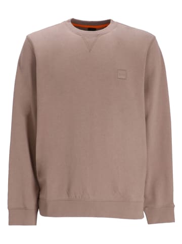 Hugo Boss Fashion Sweatshirt in Hellbraun