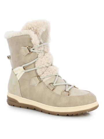 Kimberfeel Kozaki zimowe "Abigail" w kolorze jasnoszarym