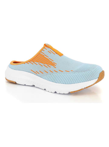 Kimberfeel Slipper "Avit" in Hellblau/ Orange