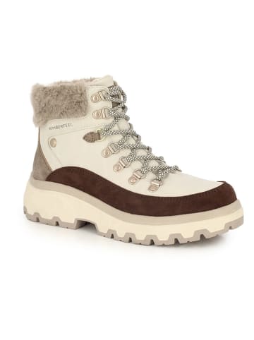 Kimberfeel Winterboots "Celina" beige/crème/bruin