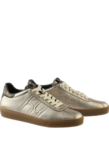 Högl Skórzane sneakersy "Hailey" w kolorze złotym