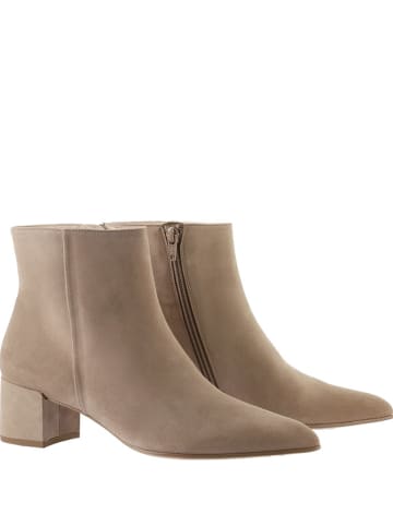 Högl Leren enkellaarzen "Beatrice" beige