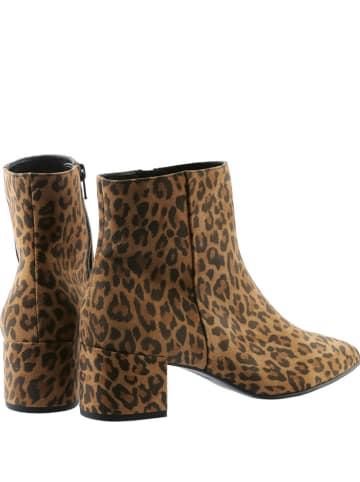 Högl Skórzane botki "Beatrice" w kolorze jasnobrązowo-czarnym