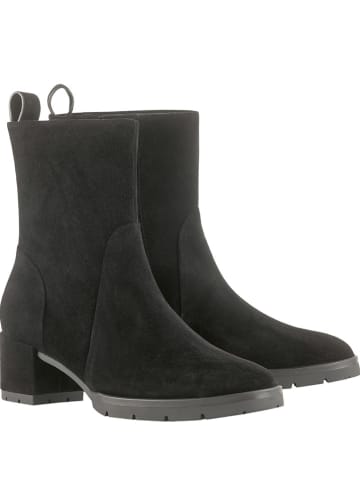 Högl Leren enkellaarzen "Diana" zwart