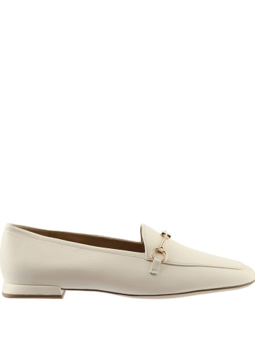 Högl Leder-Mokassins in Creme