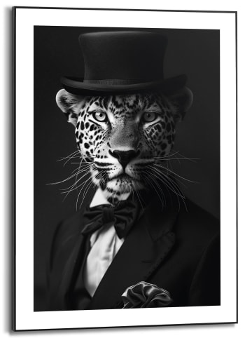 Orangewallz Gerahmter Kunstdruck "Panther Sui"