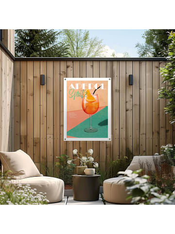 Orangewallz Outdoor-Kunstdruck "Aperol Spritz"