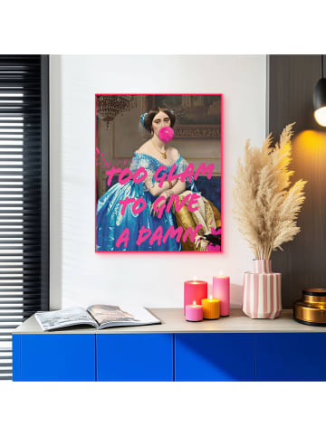 Orangewallz Gerahmter Kunstdruck "Too Glam"