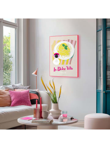 Orangewallz Gerahmter Kunstdruck "La Dolce Vita"