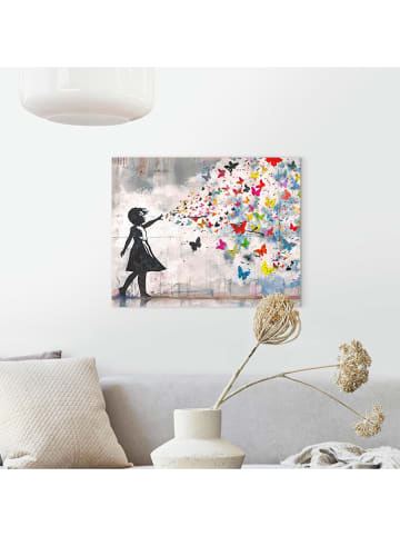 Orangewallz Kunstdruck "Balloon Girl Bright"
