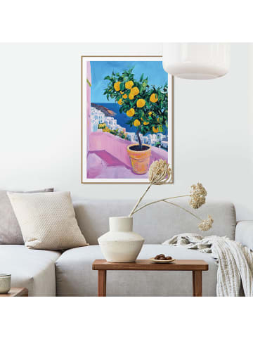 Orangewallz Gerahmter Kunstdruck "Lemon Bliss"