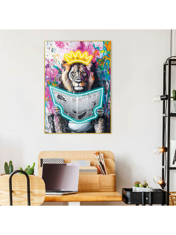 Orangewallz Gerahmter Kunstdruck "Royal News"