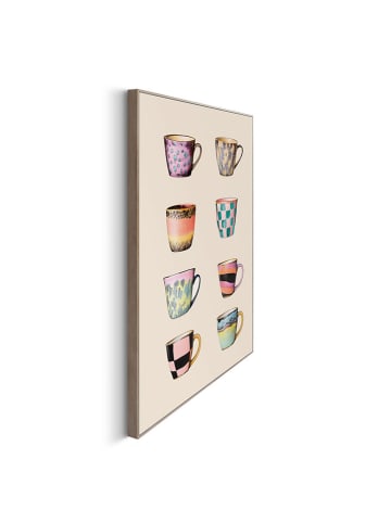 Orangewallz Ingelijste kunstdruk "Coffee Cup Deco"