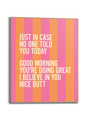 Orangewallz Ingelijste kunstdruk "Just in Case"