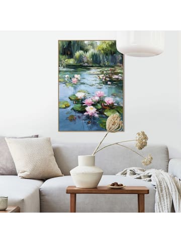 Orangewallz Druk artystyczny "Pond" w ramce