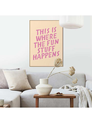 Orangewallz Ingelijste kunstdruk "Fun Stuff"