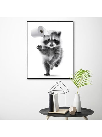 Orangewallz Gerahmter Kunstdruck "Paper Bandit"