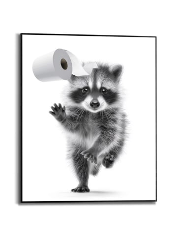 Orangewallz Ingelijste kunstdruk "Paper Bandit"