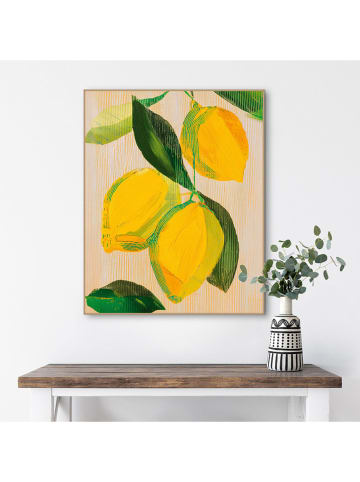 Orangewallz Druk artystyczny "Lemons" w ramce