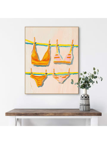 Orangewallz Gerahmter Kunstdruck "After Swimming"