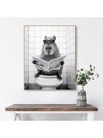 Orangewallz Druk artystyczny "Rodent Break" w ramce