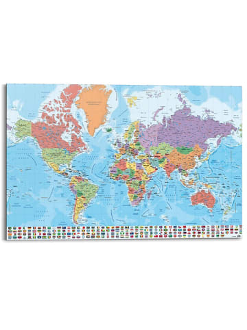 Orangewallz Druk artystyczny "Mapa Mundo (ES)"