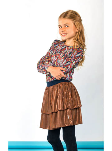 B.Nosy Kleid "Dhalia" in Braun/ Hellblau/ Schwarz