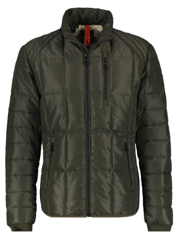 Lerros Doorgestikte jas kaki