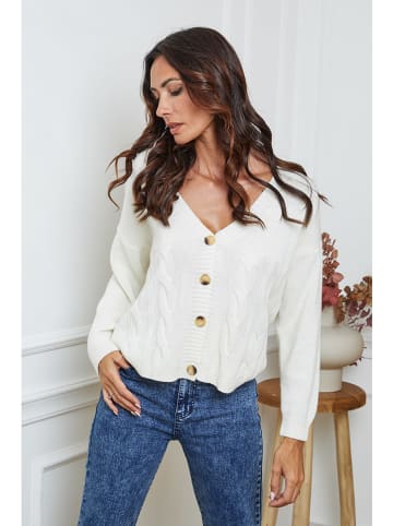 Joséfine Cardigan "Laem" in Creme