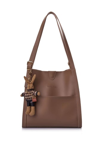 Lucky Bees Schultertasche in Hellbraun - (B)28 x (H)31 x (T)10 cm