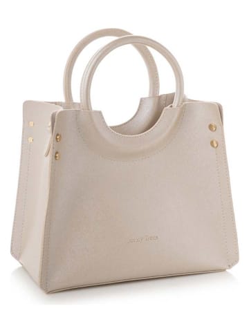 Lucky Bees Henkeltasche in Beige - (B)28 x (H)22 x (T)13 cm