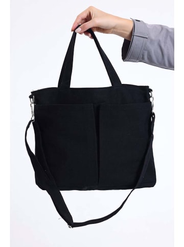 BAGmori Shopper bag w kolorze czarnym - 38 x 30 x 8 cm
