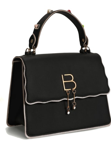 Lucky Bees Henkeltasche in Schwarz - (B)25 x (H)19 x (T)12 cm