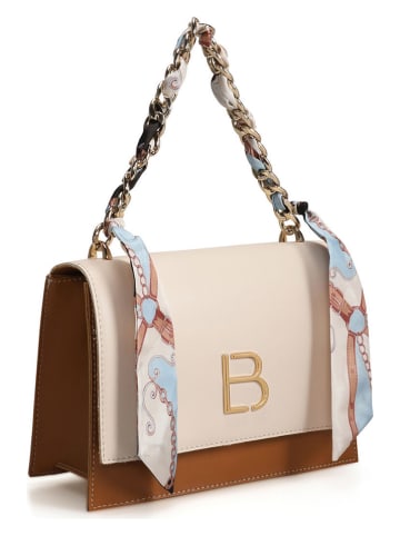 Lucky Bees Henkeltasche in Beige/ Hellbraun - (B)23 x (H)16 x (T)9 cm