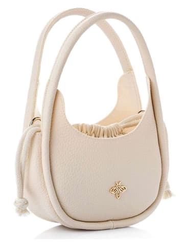 Lucky Bees Henkeltasche "Hedy" in Beige - (B)28 x (H)21 x (T)9 cm