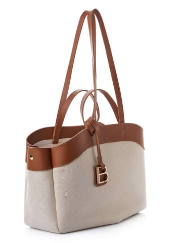 Lucky Bees Shopper in Beige/ Hellbraun - (B)42 x (H)22 x (T)19 cm
