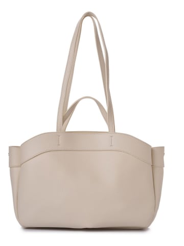 Lucky Bees Shopper bag w kolorze beżowym - 42 x 22 x 19 cm