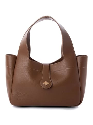 Lucky Bees Schultertasche in Hellbraun - (B)32 x (H)21 x (T)12 cm