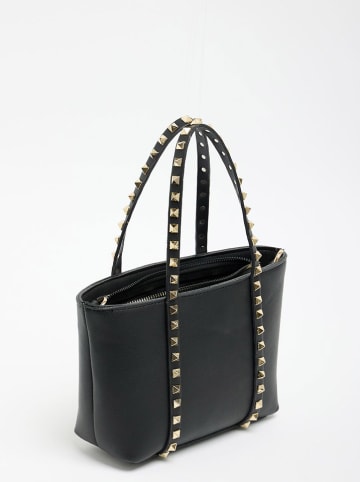 Lucky Bees Schultertasche in Schwarz - (B)37 x (H)35 x (T)8 cm
