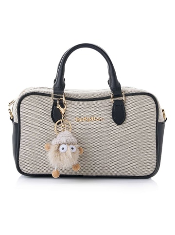Lucky Bees Henkeltasche in Beige - (B)25 x (H)15 x (T)8 cm