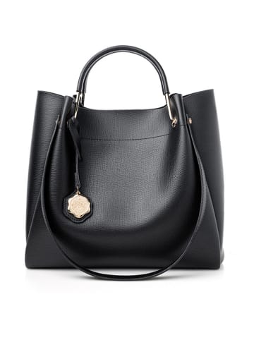 Vince Camuto Henkeltasche "Sicilia" in Schwarz - (B)32 x (H)28 x (T)14 cm