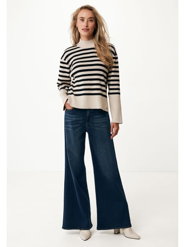 Mexx Pullover in Beige/ Schwarz