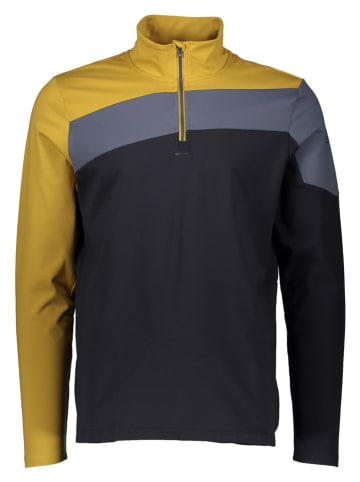 Killtec Functioneel shirt zwart/okergeel