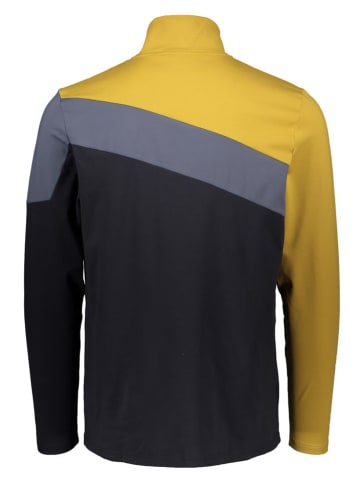 Killtec Funktionsshirt in Schwarz/ Ocker