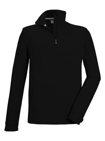 Killtec Fleecepullover in Schwarz