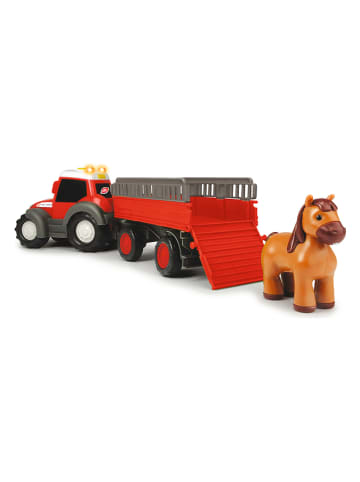 Dickie Tractor "Massey Ferguson" met accessoires - vanaf 12 maanden