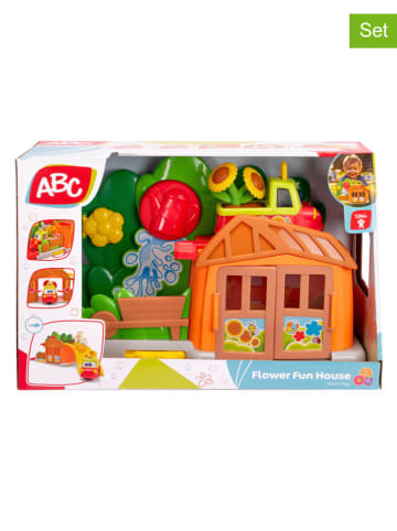 Dickie Toys Zestaw figurek "ABC Flower Fun House" w kolorze pomarańczowym do zabawy - 12 m+