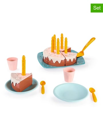 écoiffier 20-częściowy zestaw "Tort urodzinowy" w różnych kolorach - 18 m+